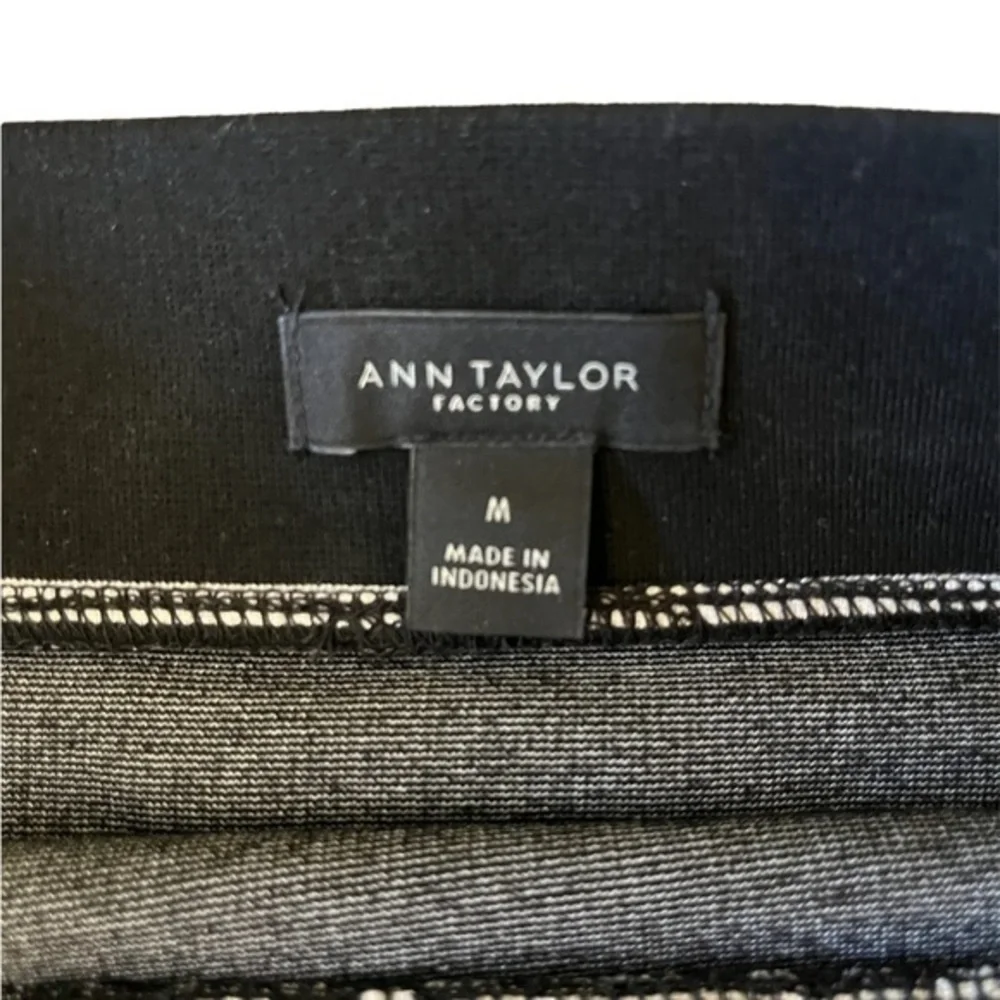 Ann Taylor Striped wrap knit skirt